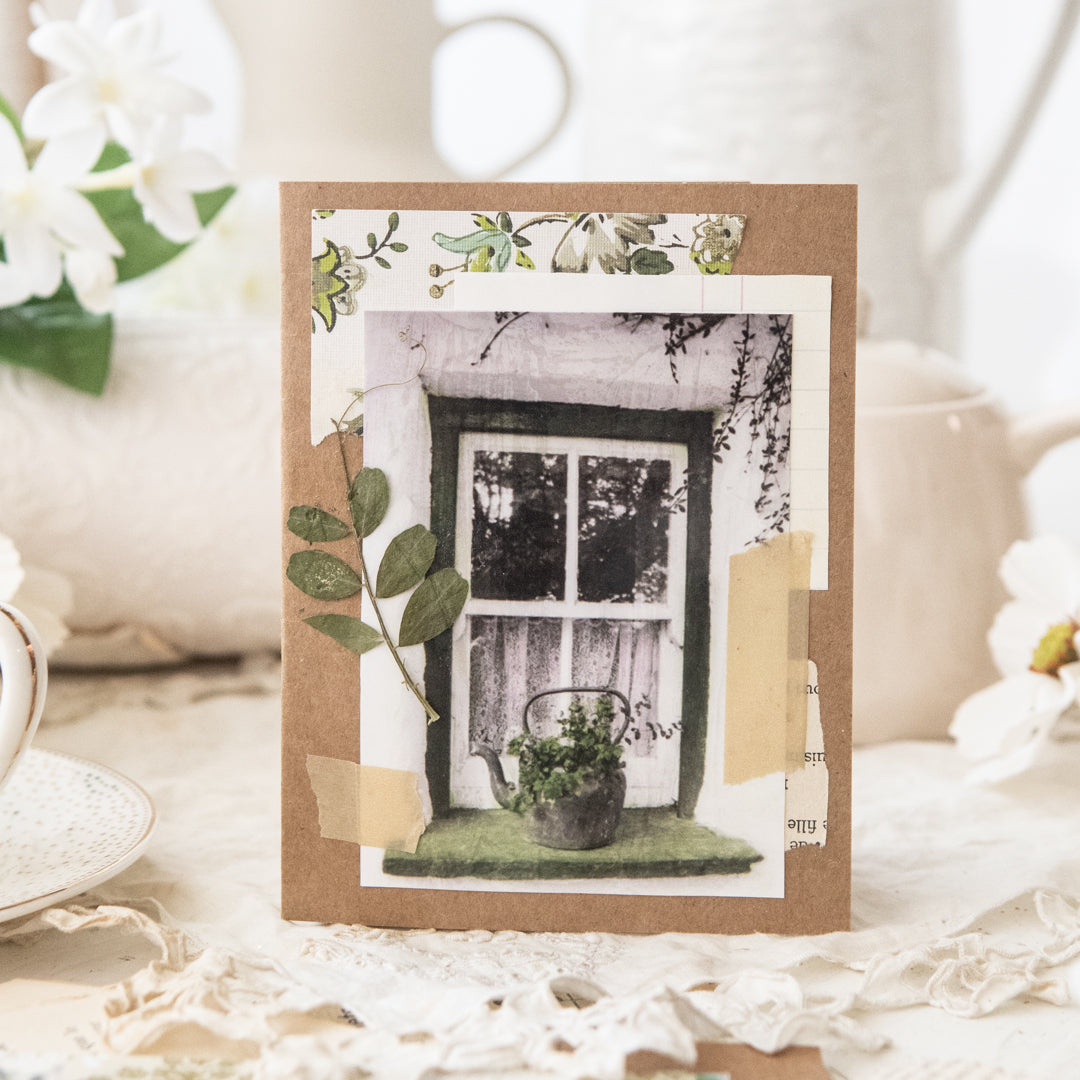 Transparently Easy Mixed-Media Cards