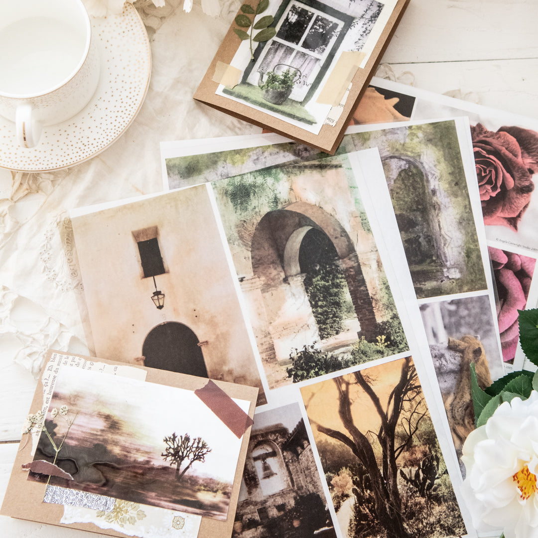 Transparently Easy Mixed-Media Cards