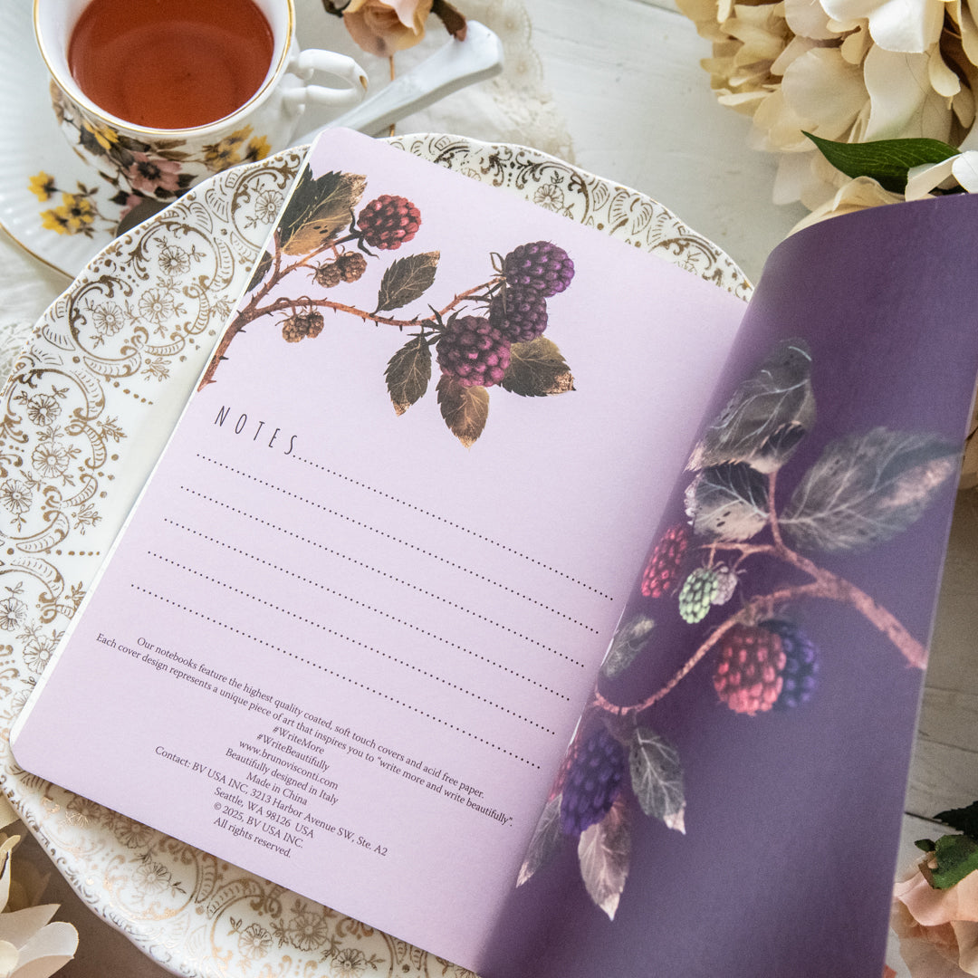 Bruno Visconti Wild Blackberry Notebook