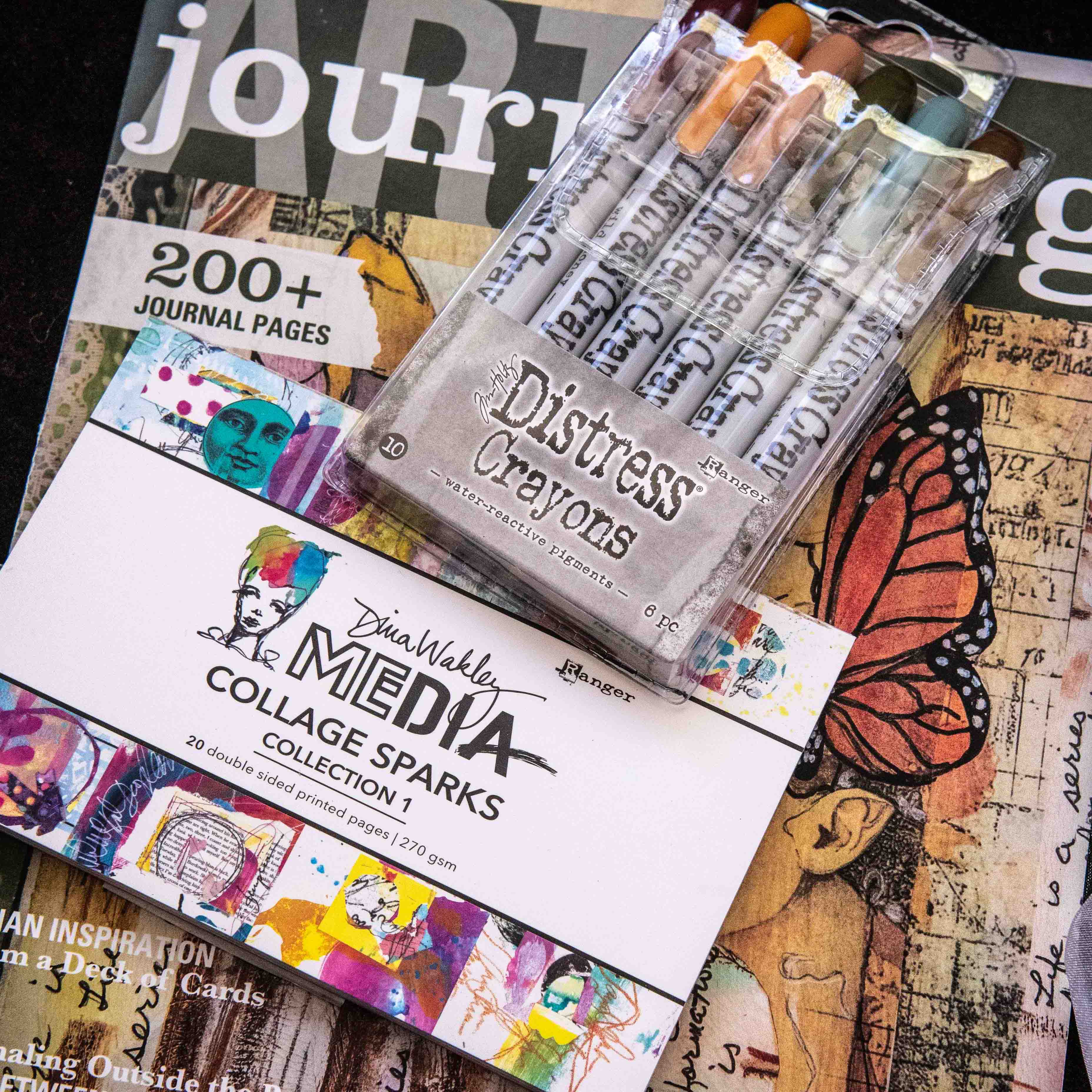 Distressed Collage Art Journaling Bundle | Stampington & Company
