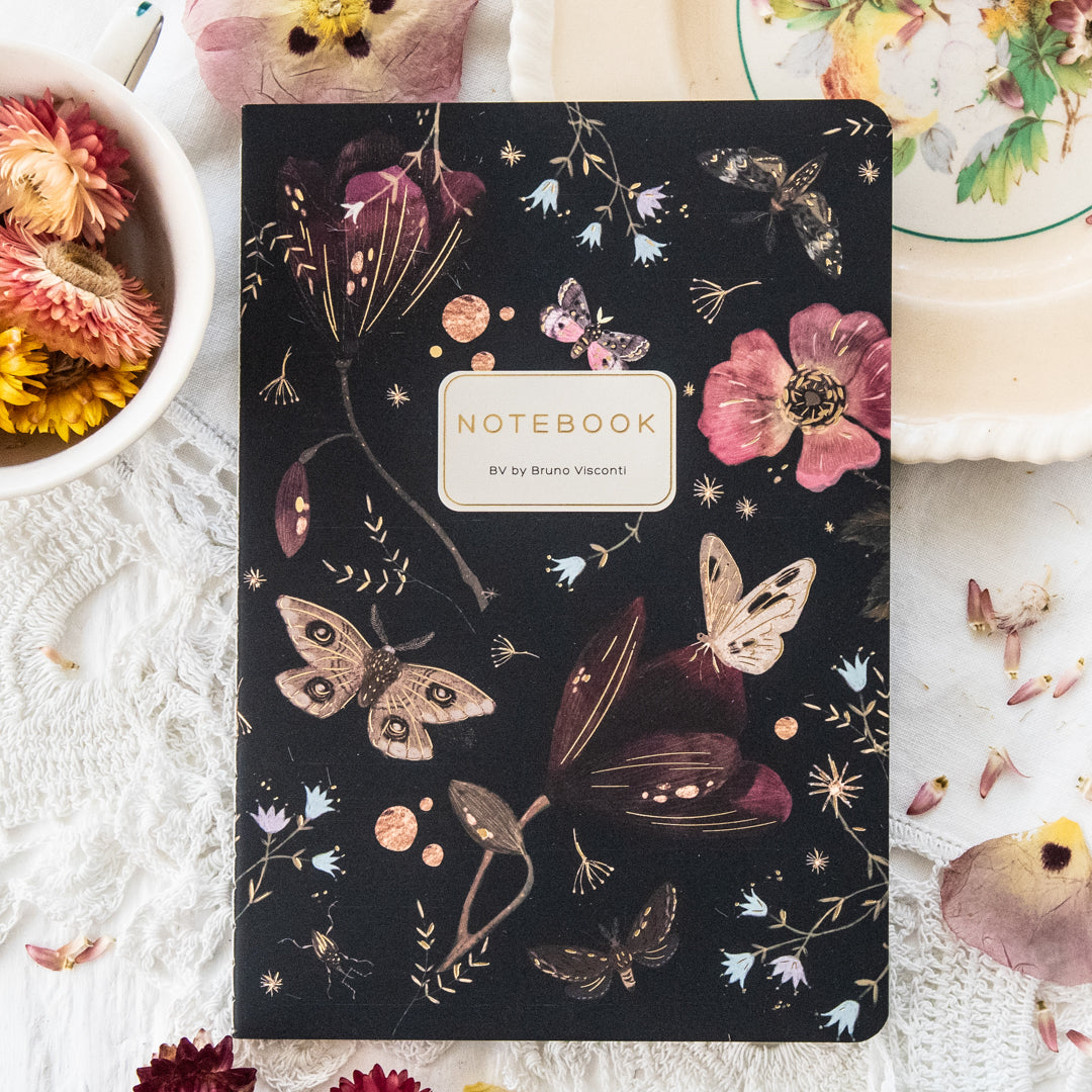 Bruno Visconti Butterflies and Night Flowers Notebook