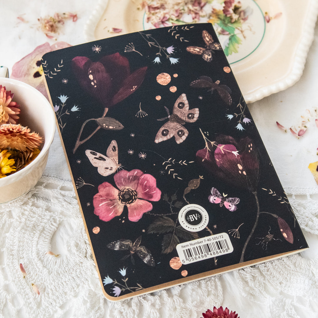Bruno Visconti Butterflies and Night Flowers Notebook