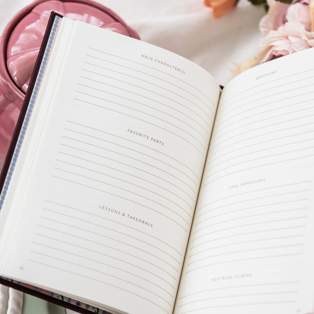 Ladies Night Book Club Embroidered Book Journal