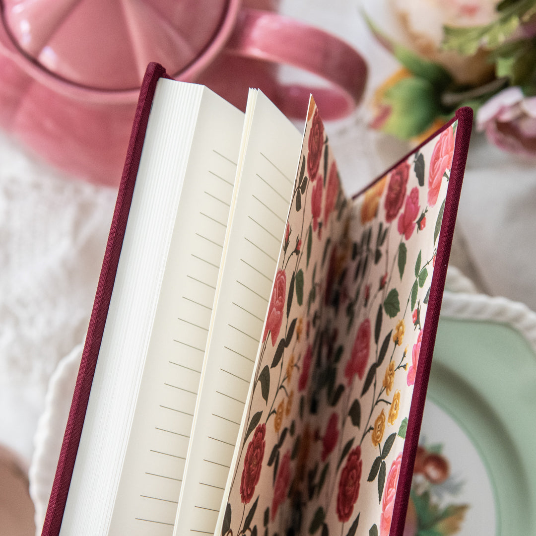 Roses Embroidered Journal