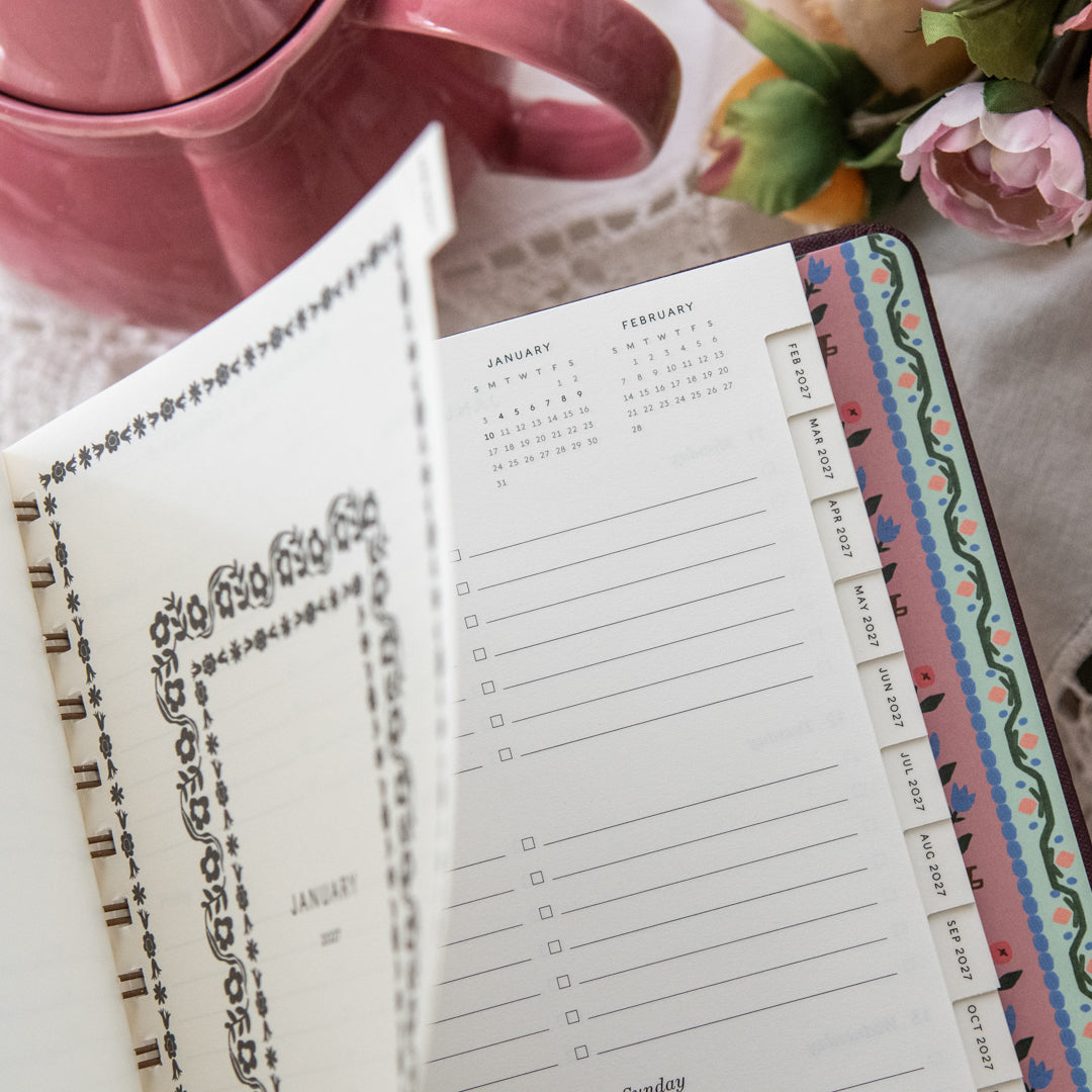 2027 Ladies Night Book Club 17-Month Covered Spiral Planner