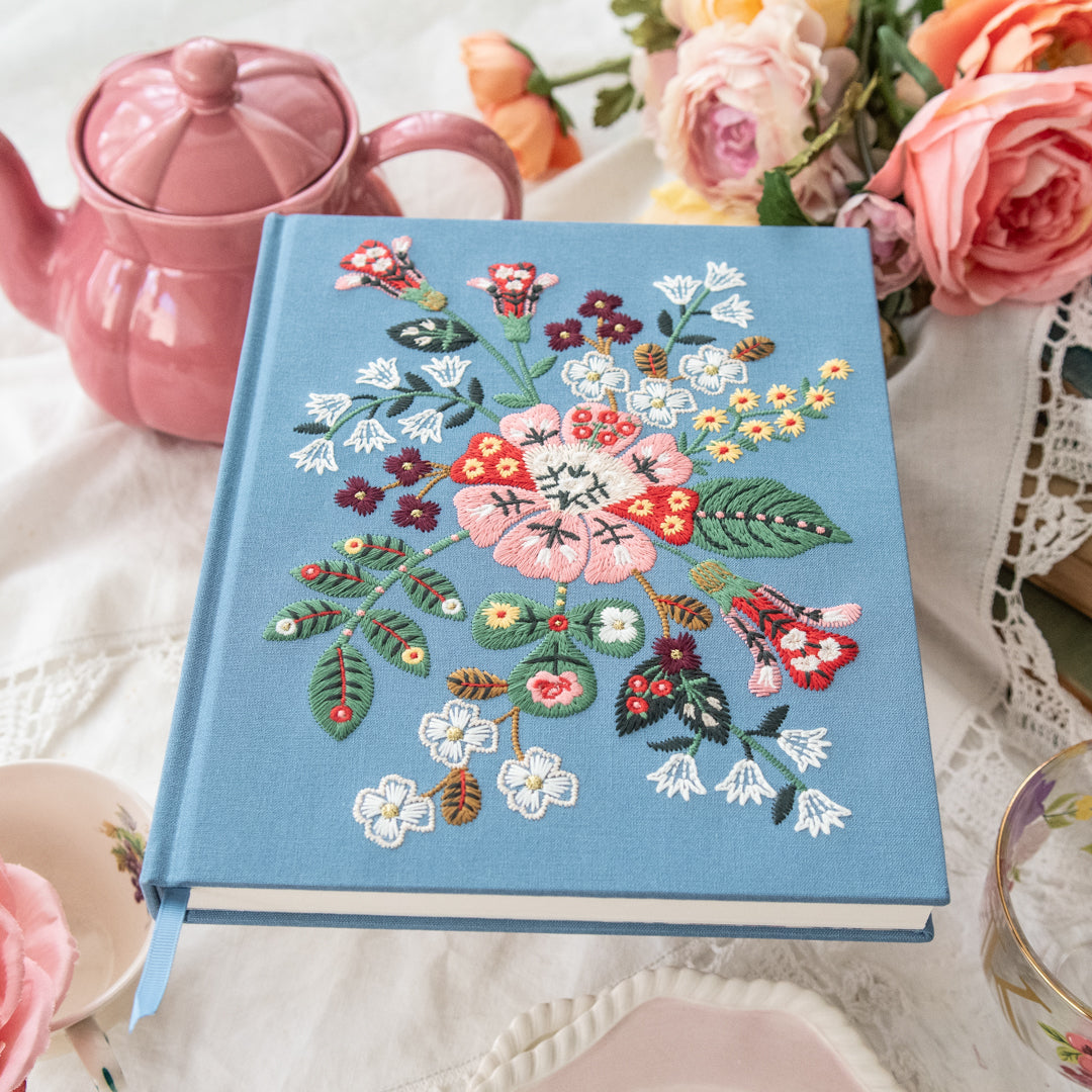 Gracie Embroidered Sketchbook