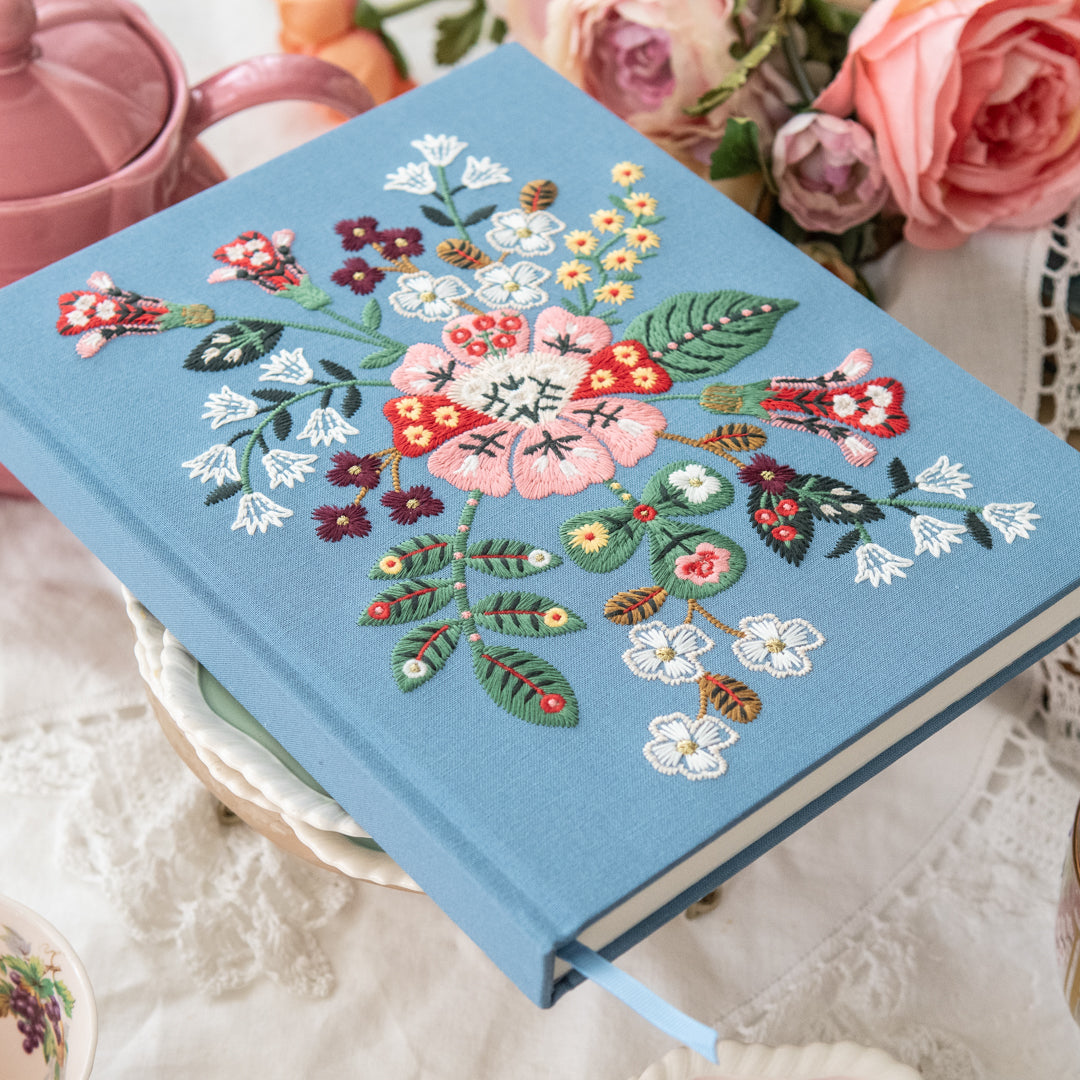 Gracie Embroidered Sketchbook