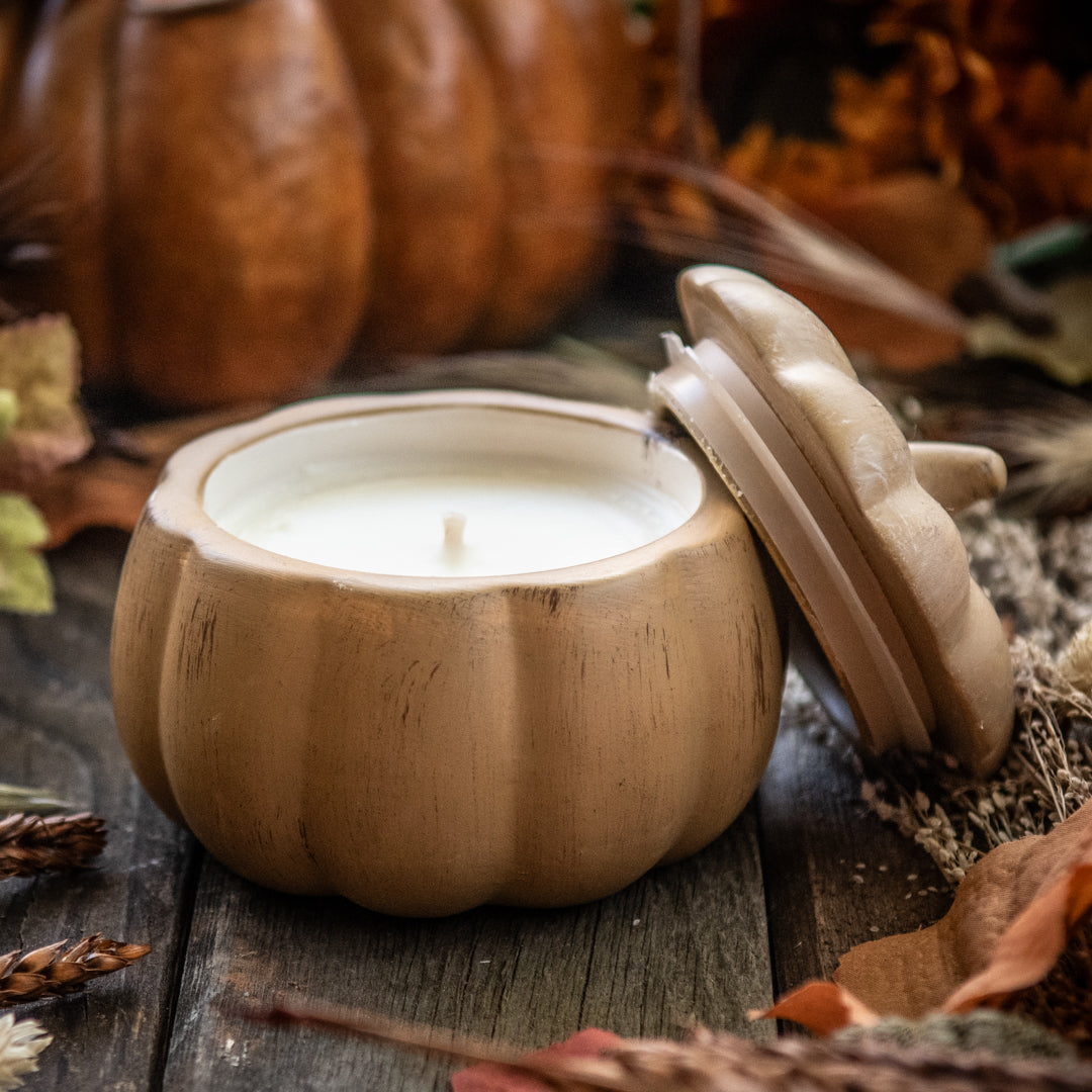 Pumpkin Spice Soy Candle  - 8 oz Pumpkin Jar