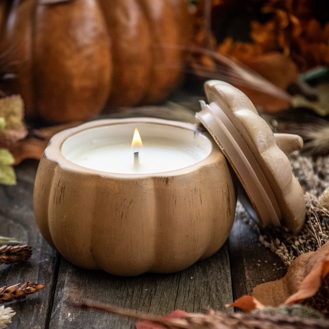 Pumpkin Spice Soy Candle  - 8 oz Pumpkin Jar