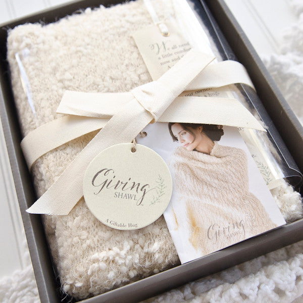 Cream Giving Shawl
