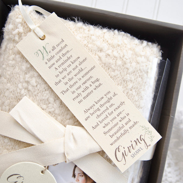 Cream Giving Shawl