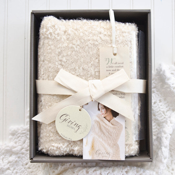 Cream Giving Shawl