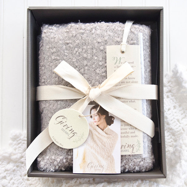 Taupe Giving Shawl