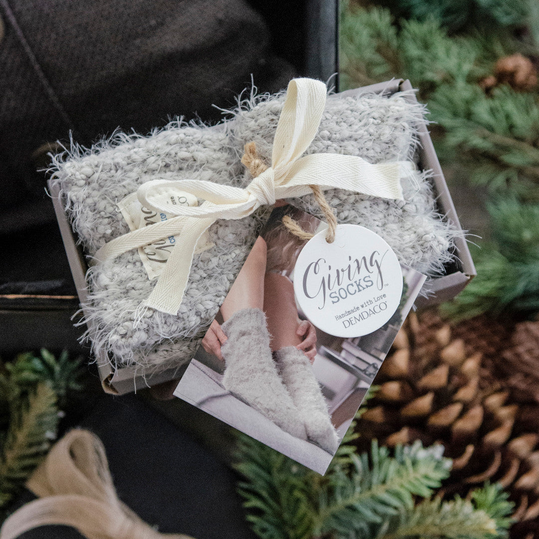 Taupe Giving Socks | Stampington and Company