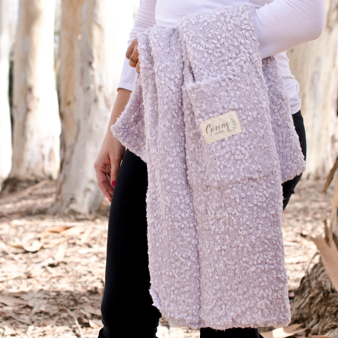 Lavender Giving Shawl