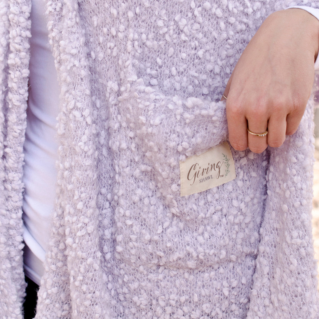 Lavender Giving Shawl
