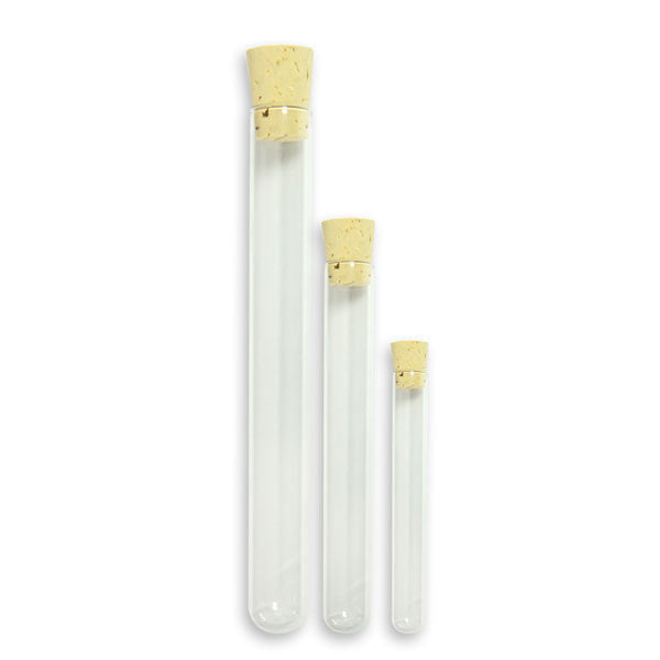 Glass Test Tubes Mixed Sizes (Set of 9)