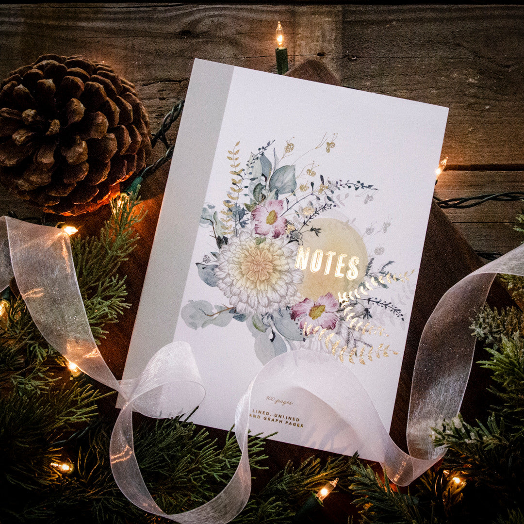 Sunrise Petals Clothbound Notebook by Papaya Art