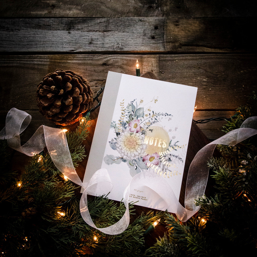 Sunrise Petals Clothbound Notebook by Papaya Art