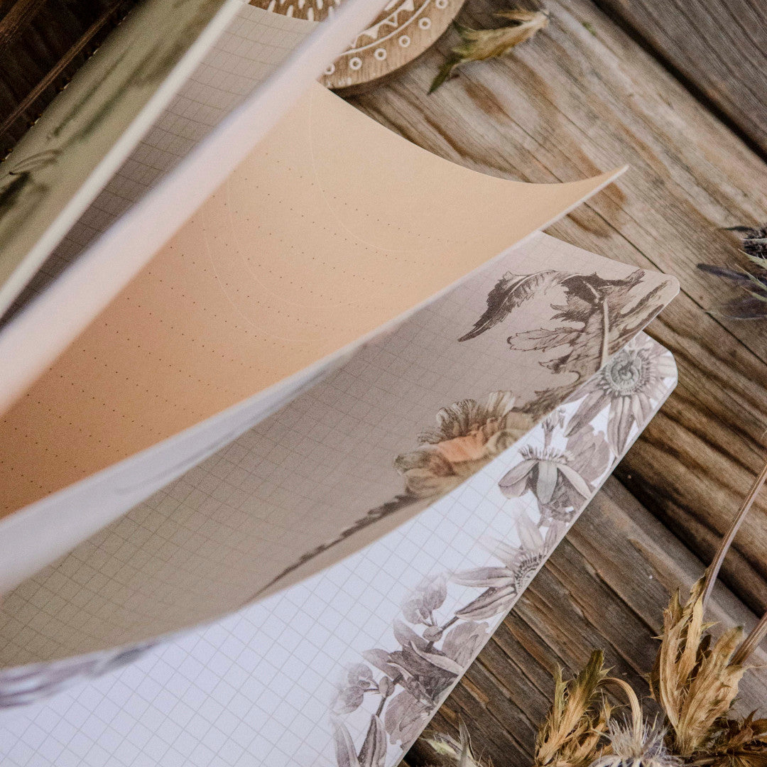 You Always Catch the Light Spiral Notebook by Papaya Art