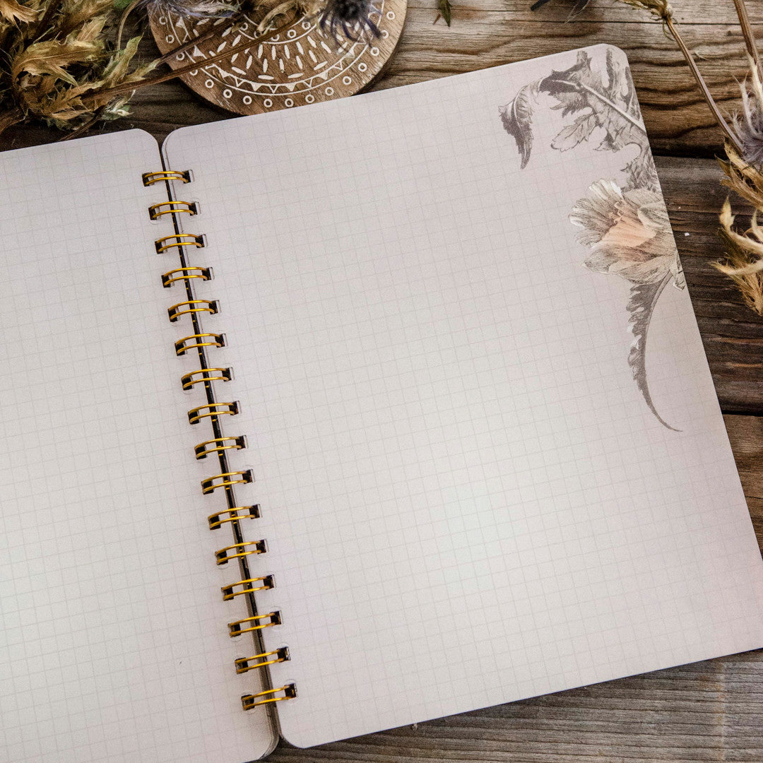 You Always Catch the Light Spiral Notebook by Papaya Art
