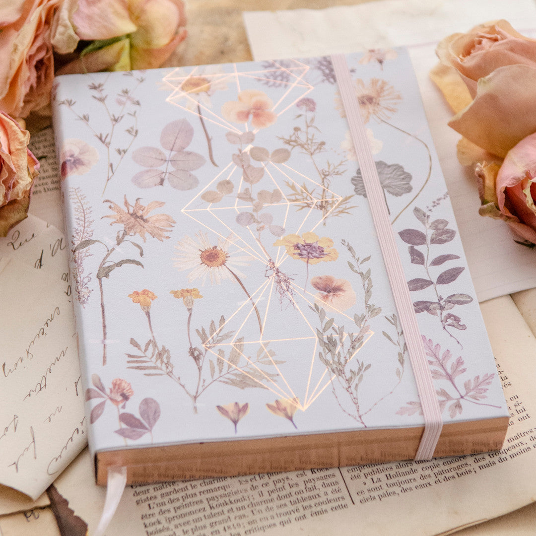 Golden Garden Sketchbook by Papaya Art