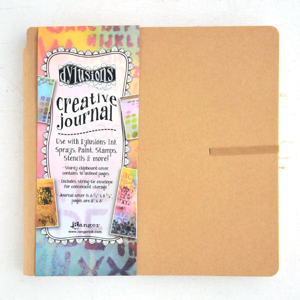 Ranger Ink Dylusions Square Creative Journal by Dyan Reaveley  Kraft