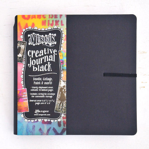 Ranger Ink Dylusions Square Creative Journal by Dyan Reaveley  Black