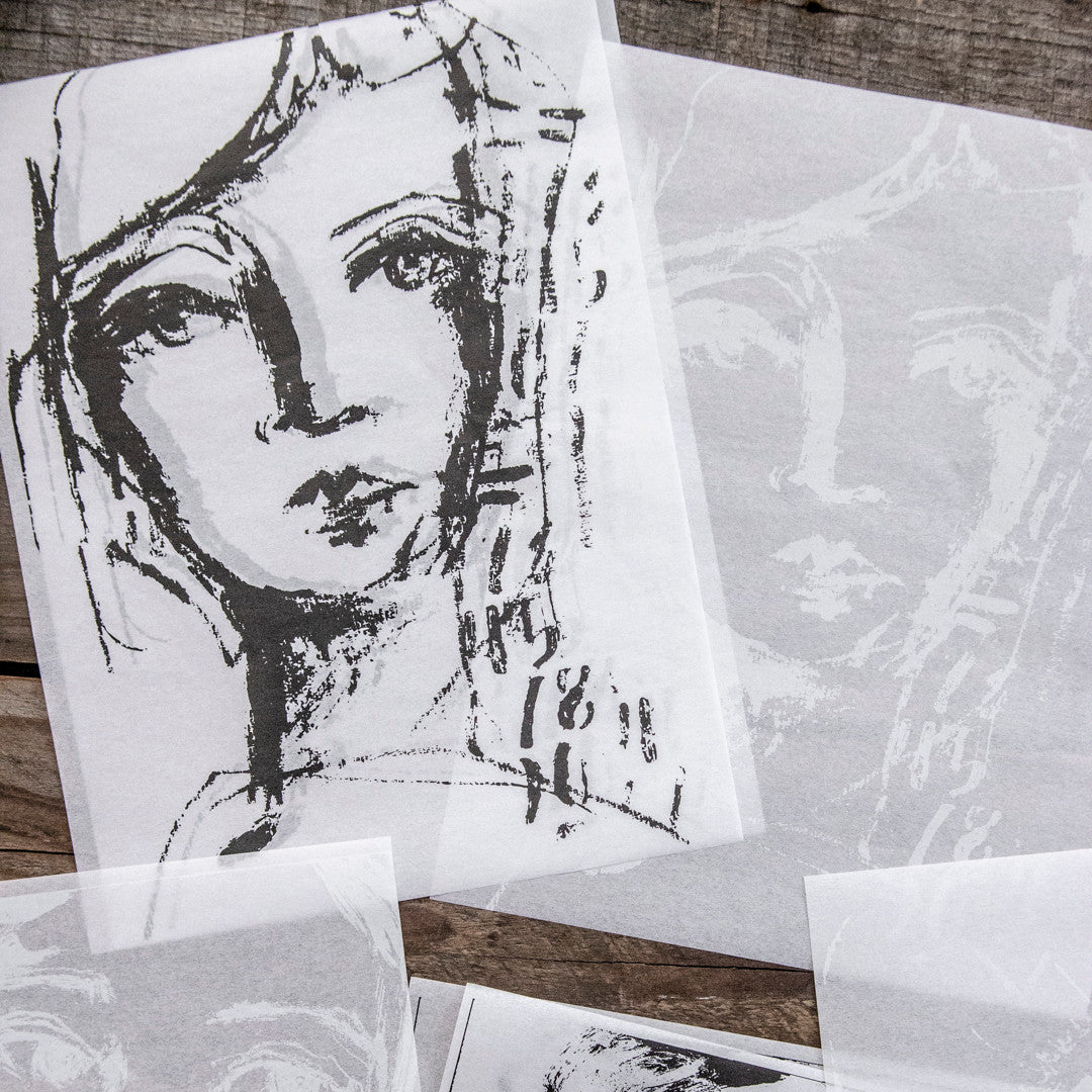 Dina Wakley Media Collage Paper Faces