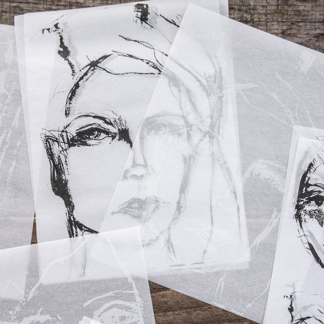 Dina Wakley Media Collage Paper Faces