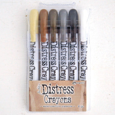 Ranger Ink Distress Crayons Set - Neutrals