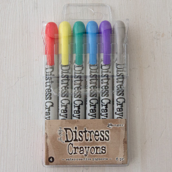 Ranger Ink Distress Ink Crayons Set - Primary