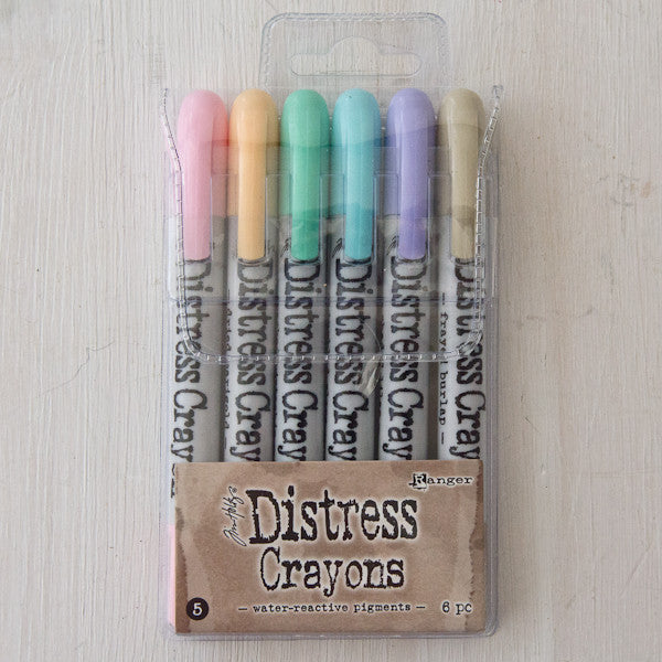Ranger Ink Distress Ink Crayons Set - Pastels