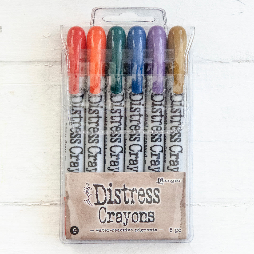Ranger Ink Distress Crayons Set - On the Farm