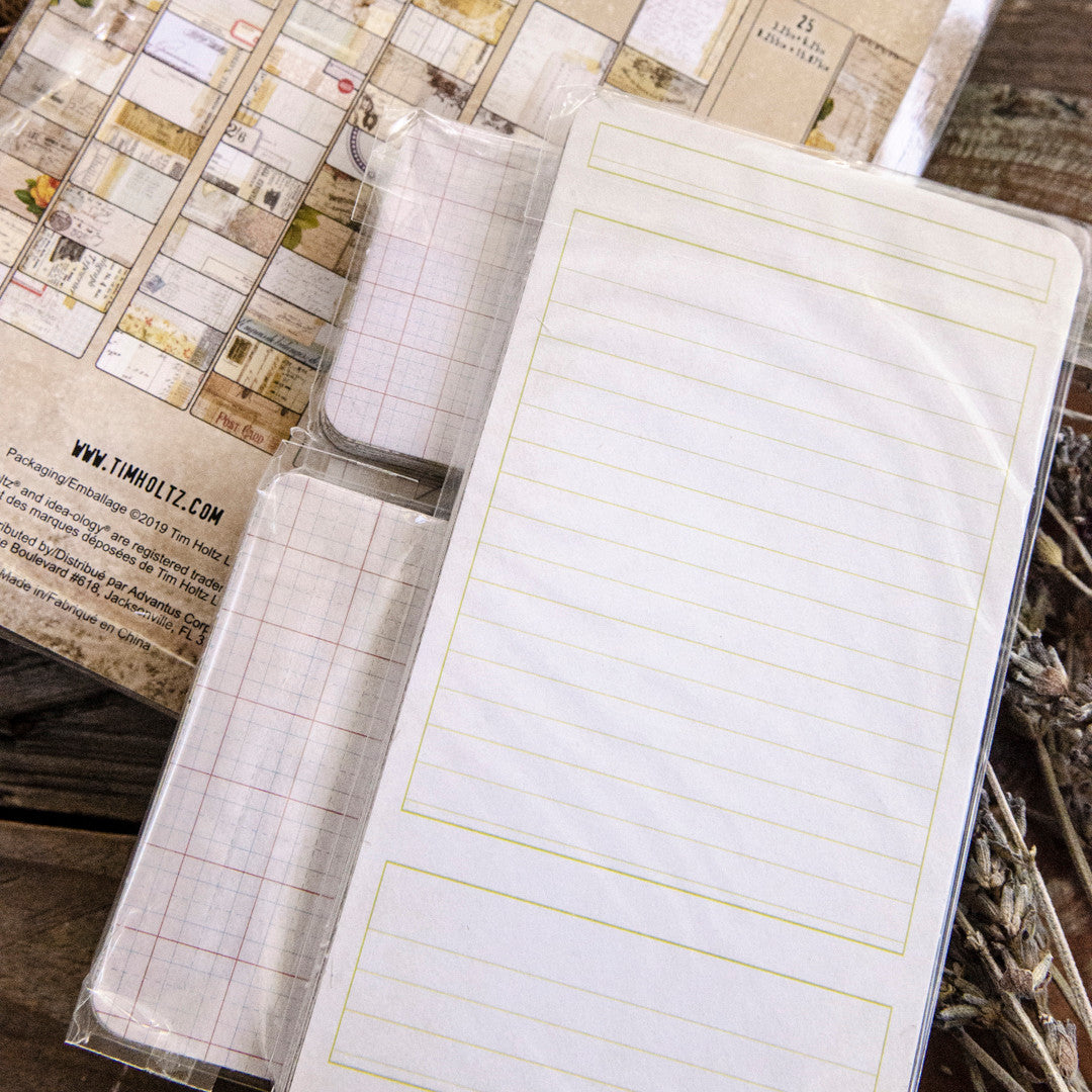 Tim Holtz Idea-ology Journaling Cards EXP