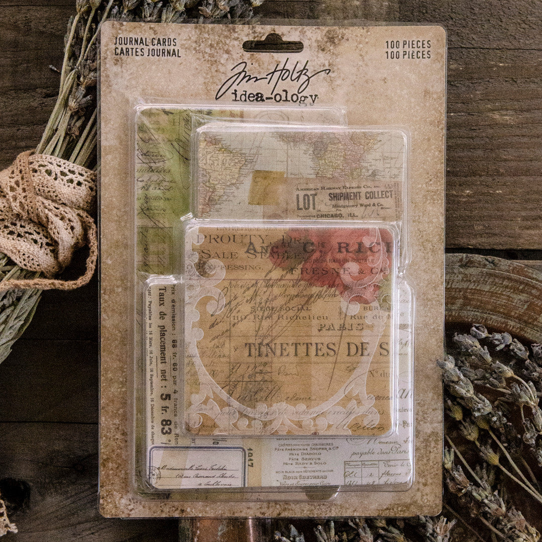 Tim Holtz Idea-ology Journaling Cards EXP