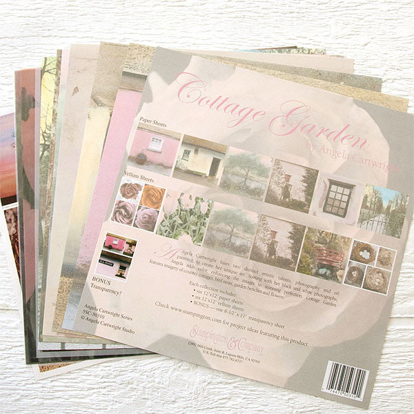 Cottage Garden Somerset Artist Papers by Angela Cartwright