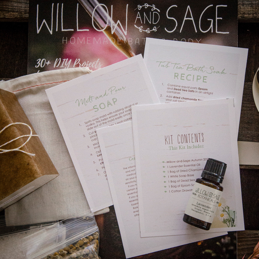 Willow and Sage Chamomile and Lavender Starter Set