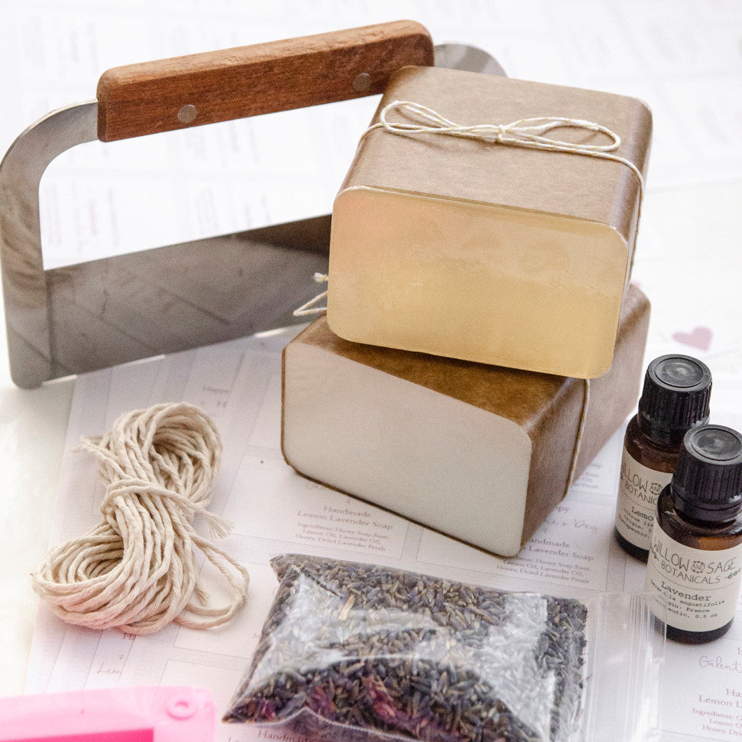 DIY Lemon Lavender Soap-Making Kit