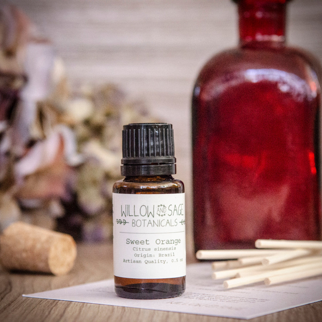 Sweet Orange Essential Oil Diffuser Kit