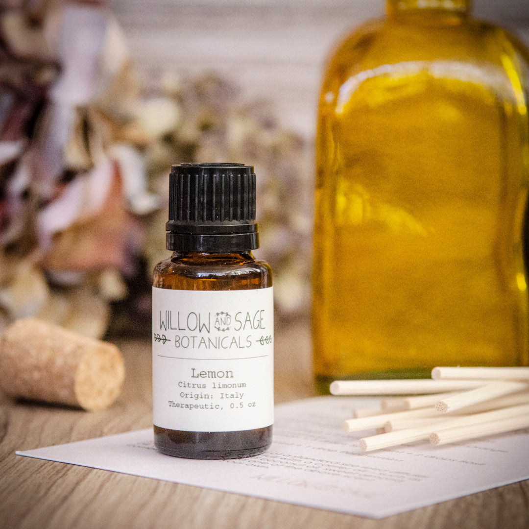 Clean Air Lemon Essential Oil Diffuser Kit