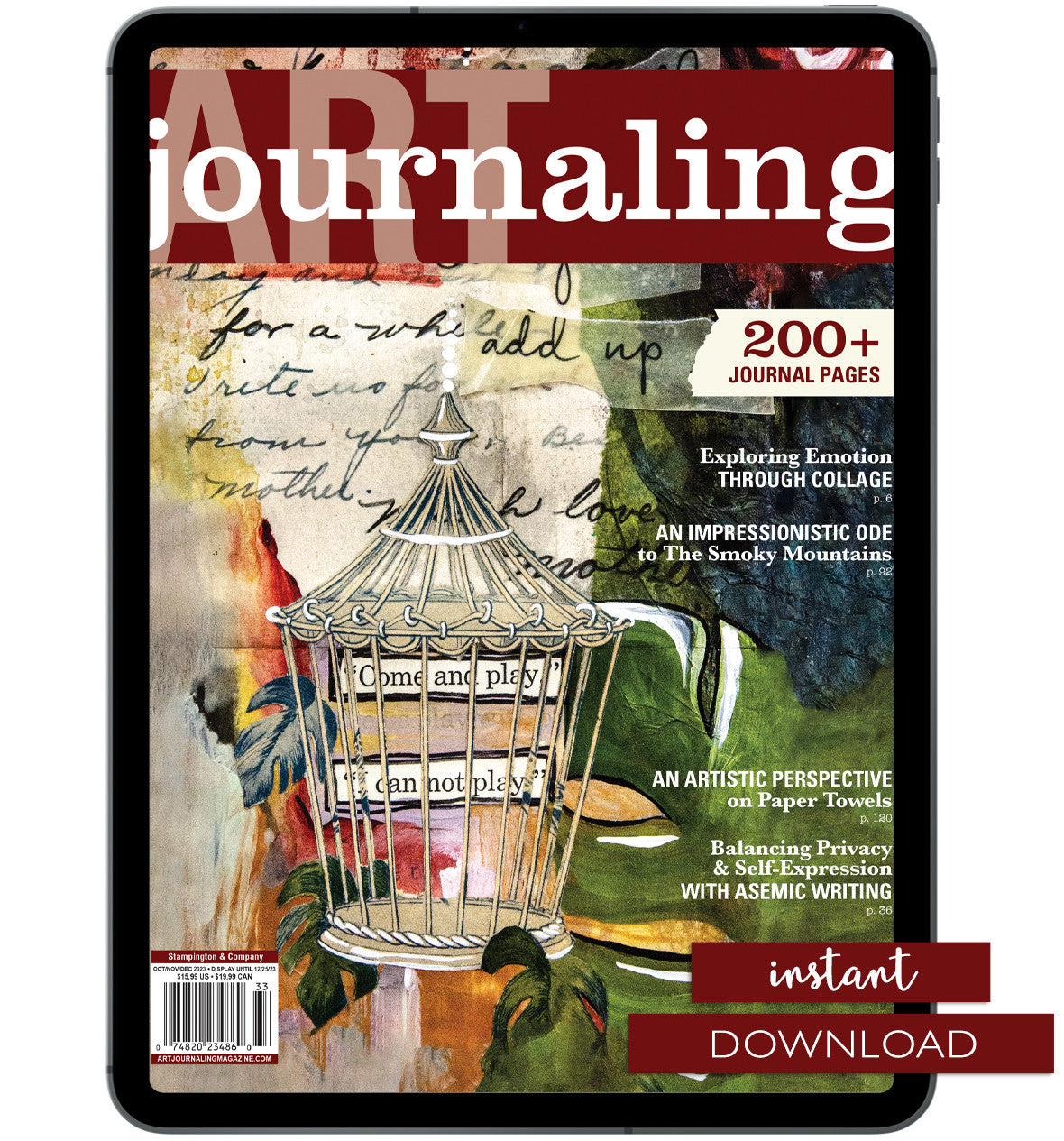 Art Journaling Autumn 2023 Instant Download