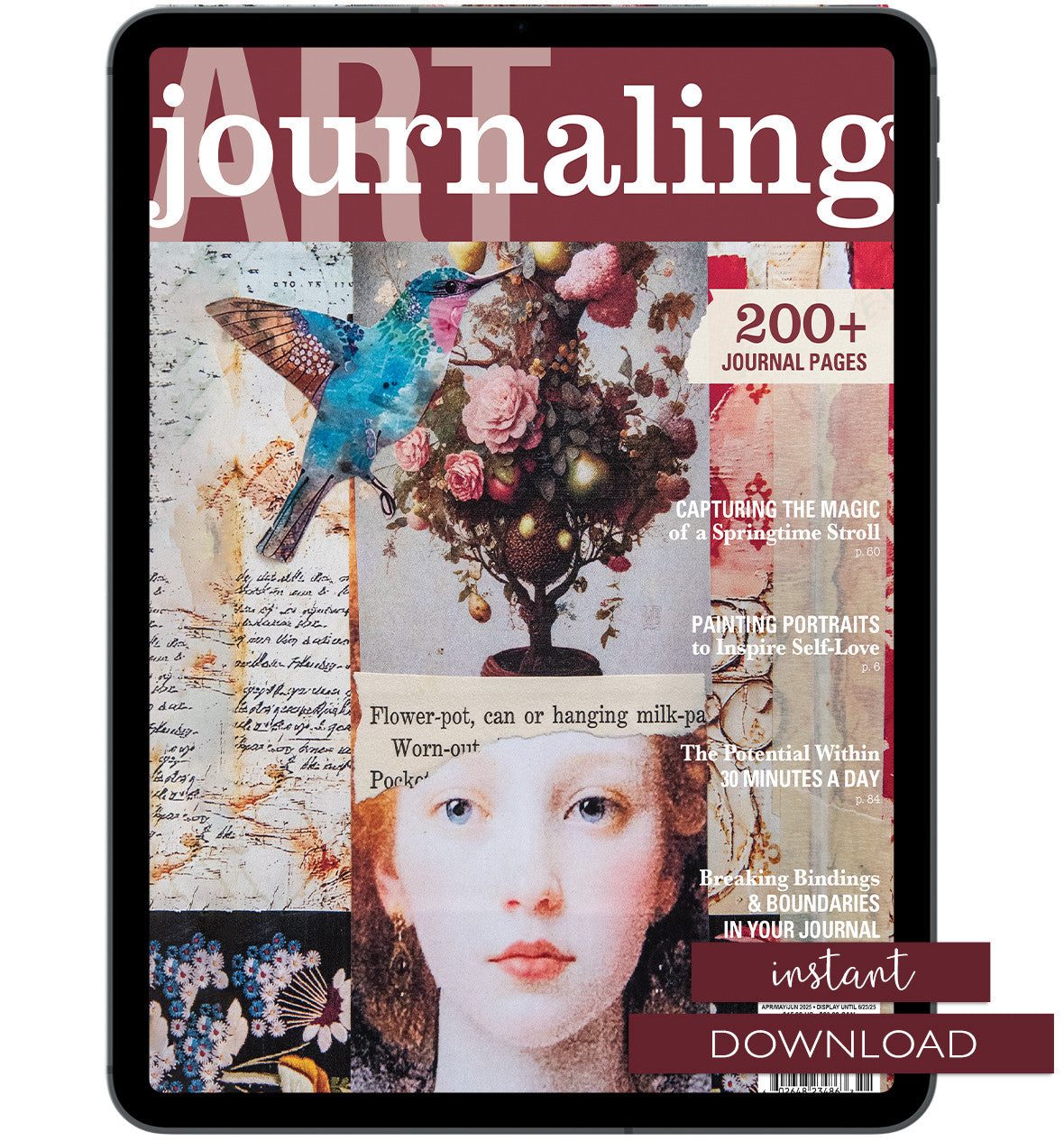 Art Journaling Spring 2025 Instant Download