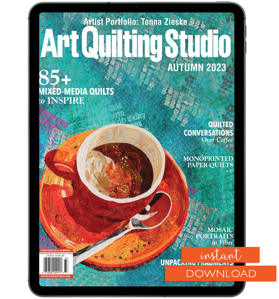 Art Quilting Studio Autumn 2023 Instant Download