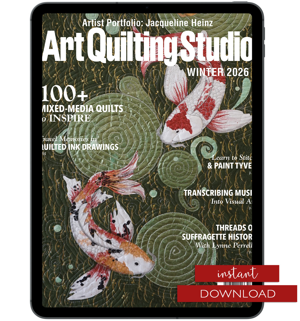 Art Quilting Studio Winter 2026 Instant Download