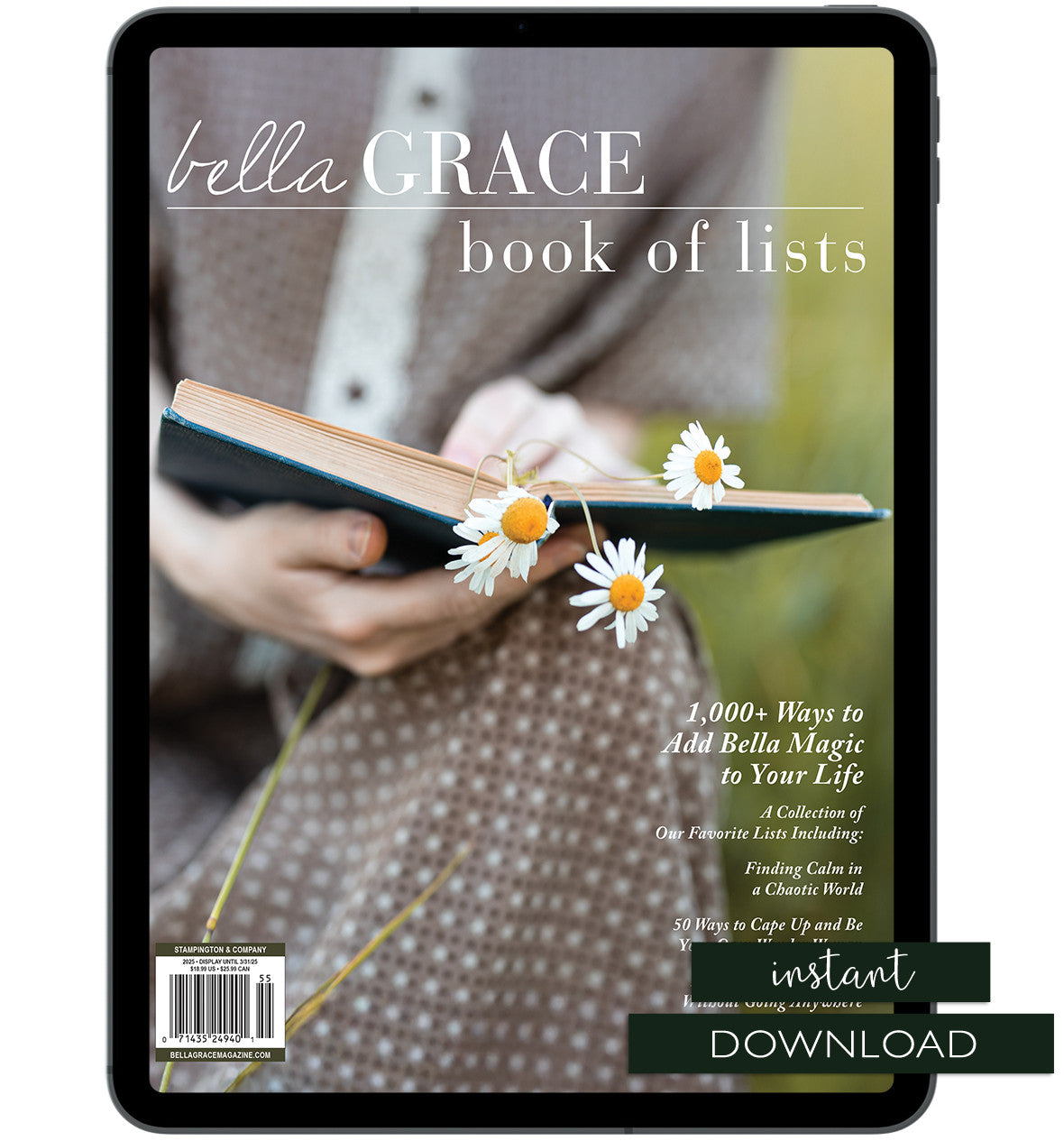 Bella Grace Book of Lists Volume 3 Instant Download