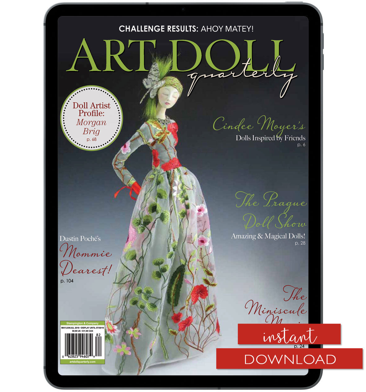 Art Doll Quarterly Summer 2018 Instant Download
