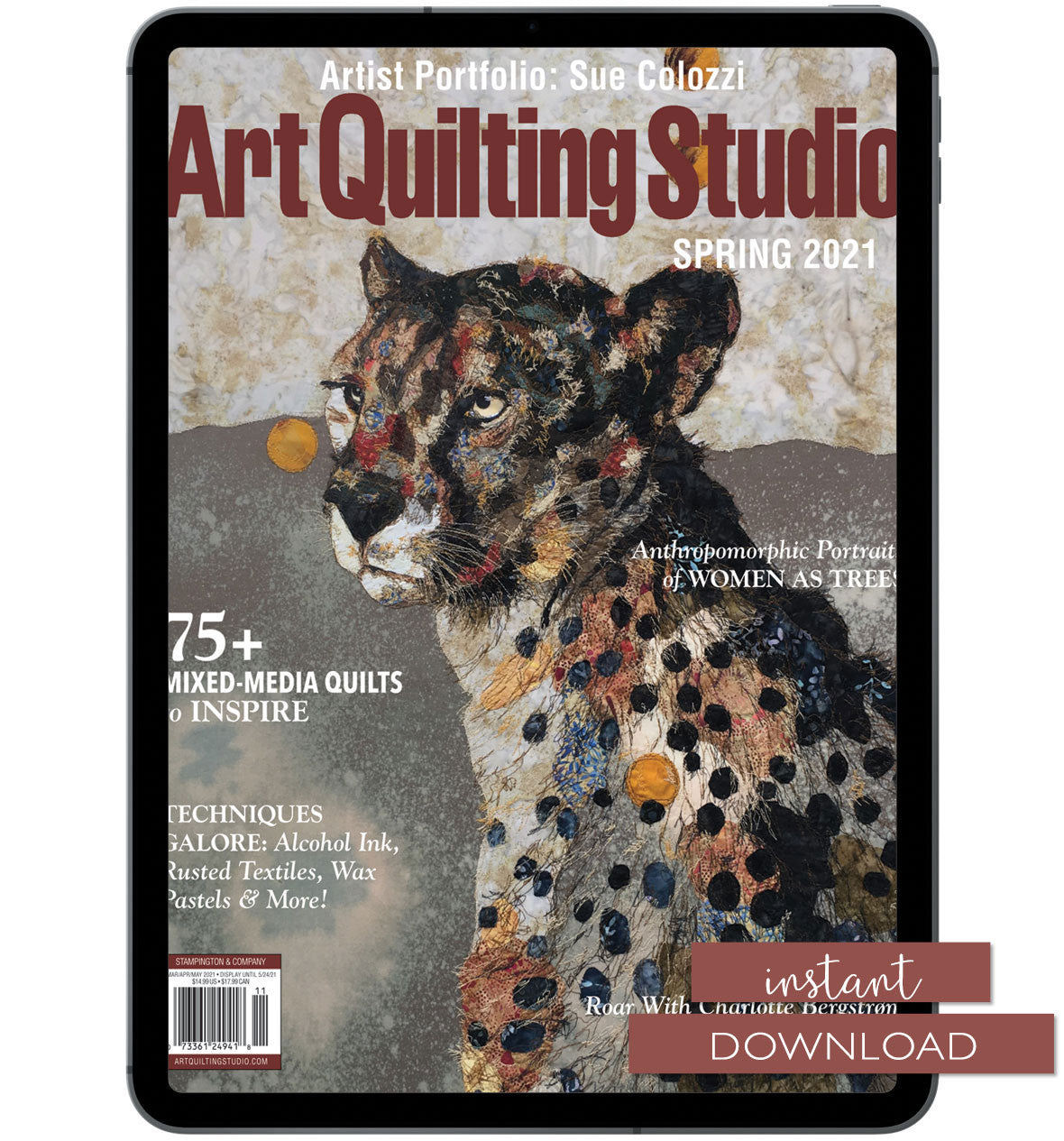 Art Quilting Studio Spring 2021 Instant Download