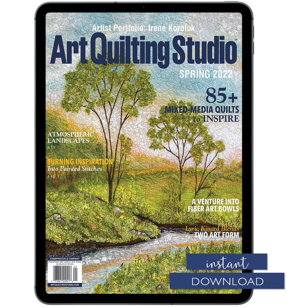 Art Quilting Studio Spring 2022 Instant Download