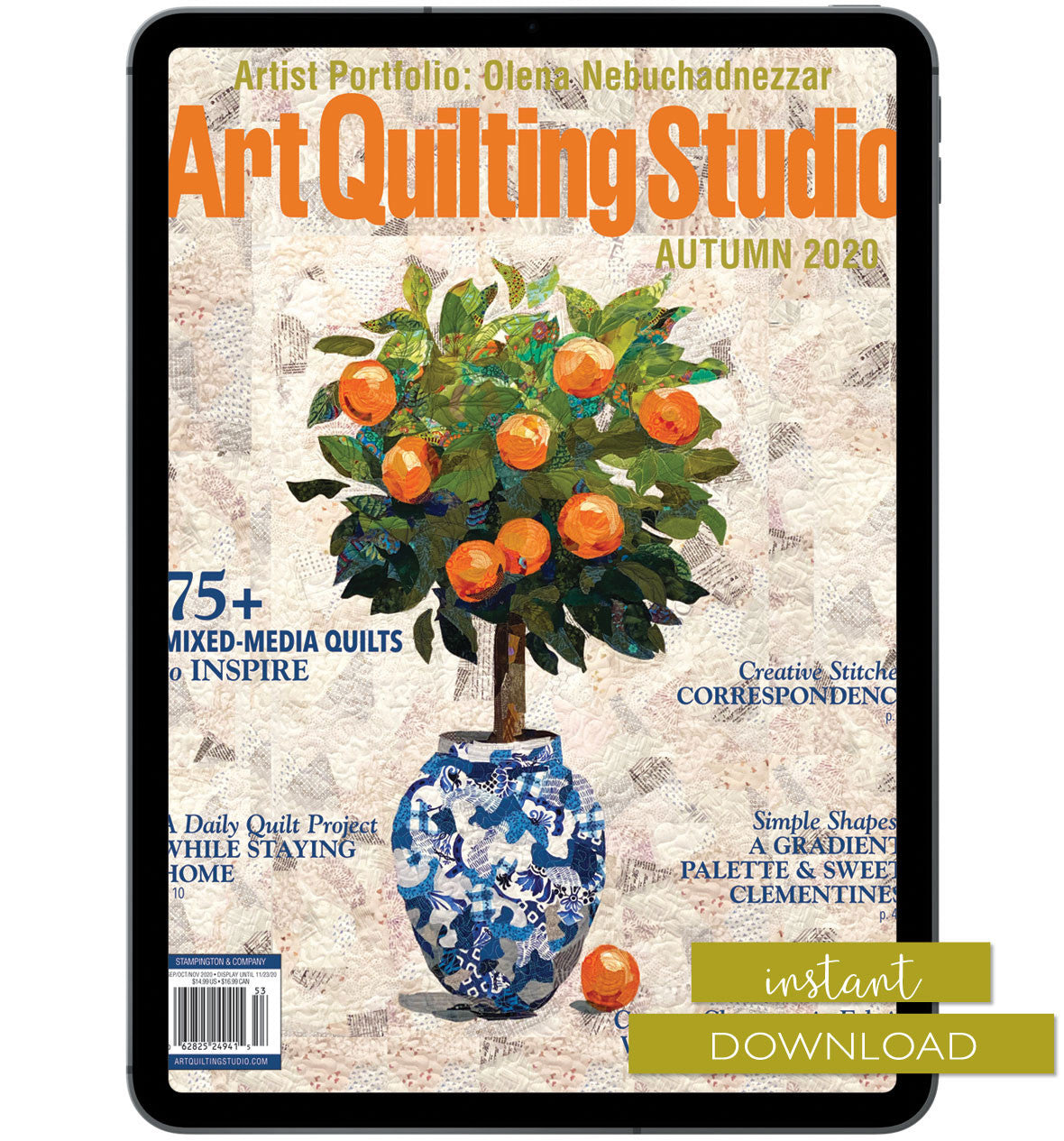Art Quilting Studio Autumn 2020 Instant Download